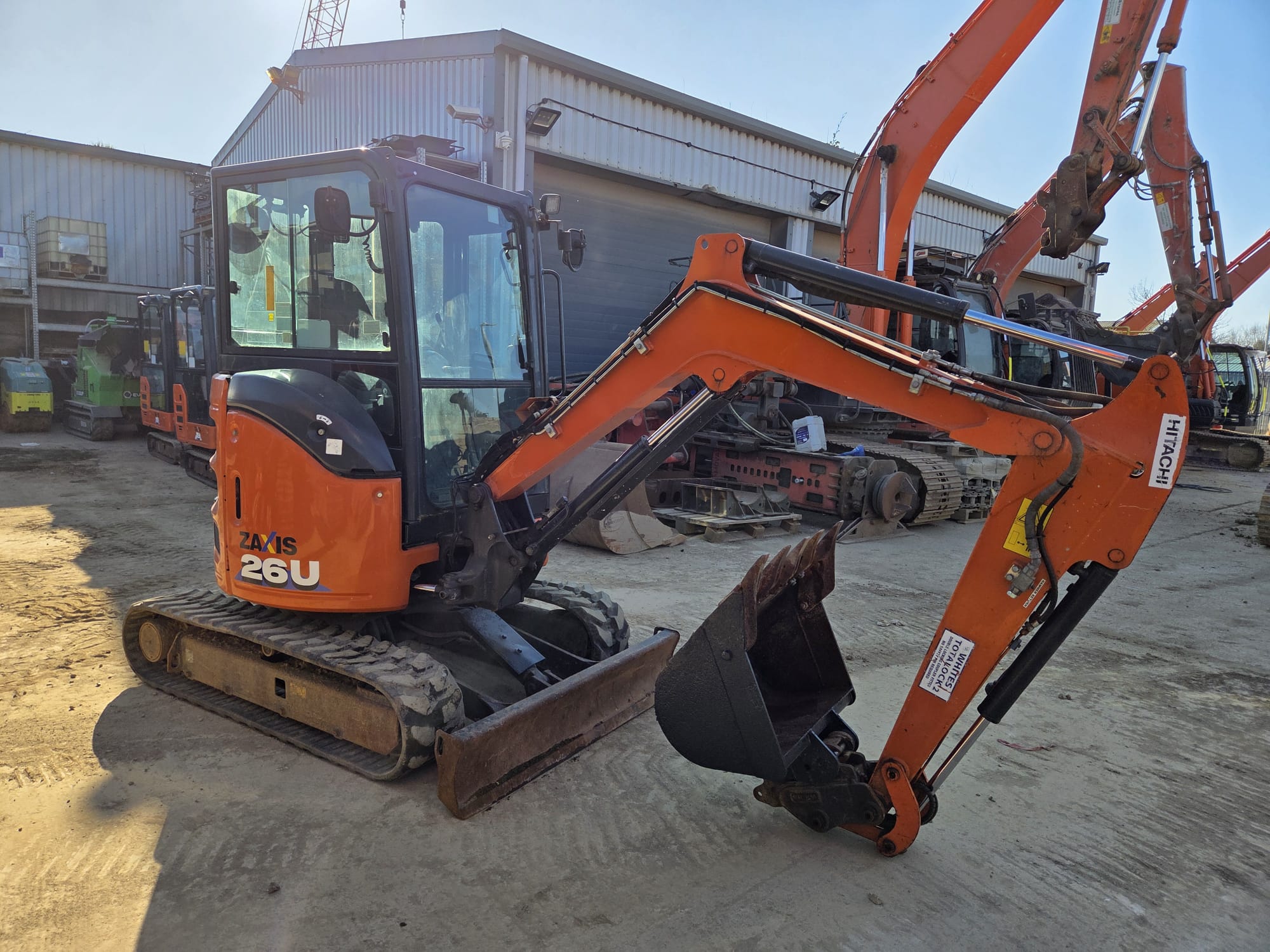 2 X Hitachi ZX26 2019 2401HRS 2021HRS - AJ & MJ Plant Sales 2 X Hitachi ZX26 2019 2401HRS 2021HRS - AJ & MJ Plant Sales